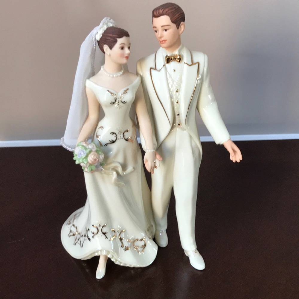Lenox Just Married figurine bridegroom/cake topper